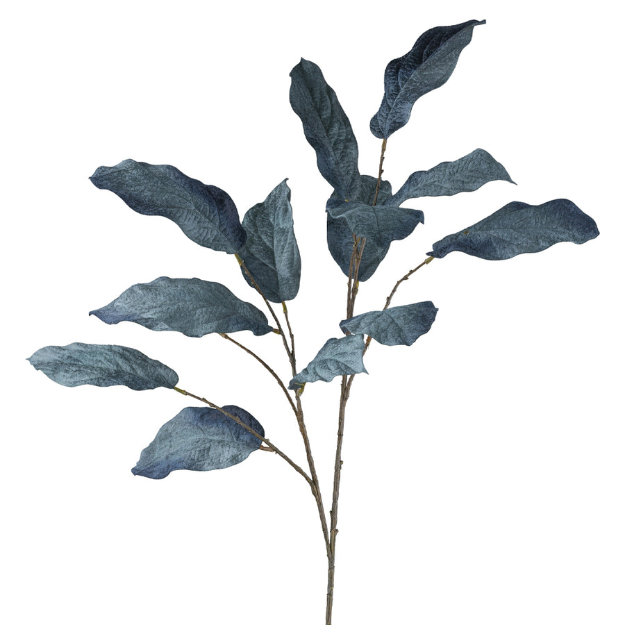 Royal kék színű, mű magnólia ág.