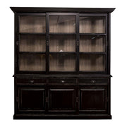 MAISON tálalószekrény fekete kivitelben, elegáns és sötét tónusú enteriőrökhöz.