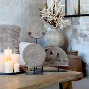 Szürkésbarna mangófa dísz 33 cm