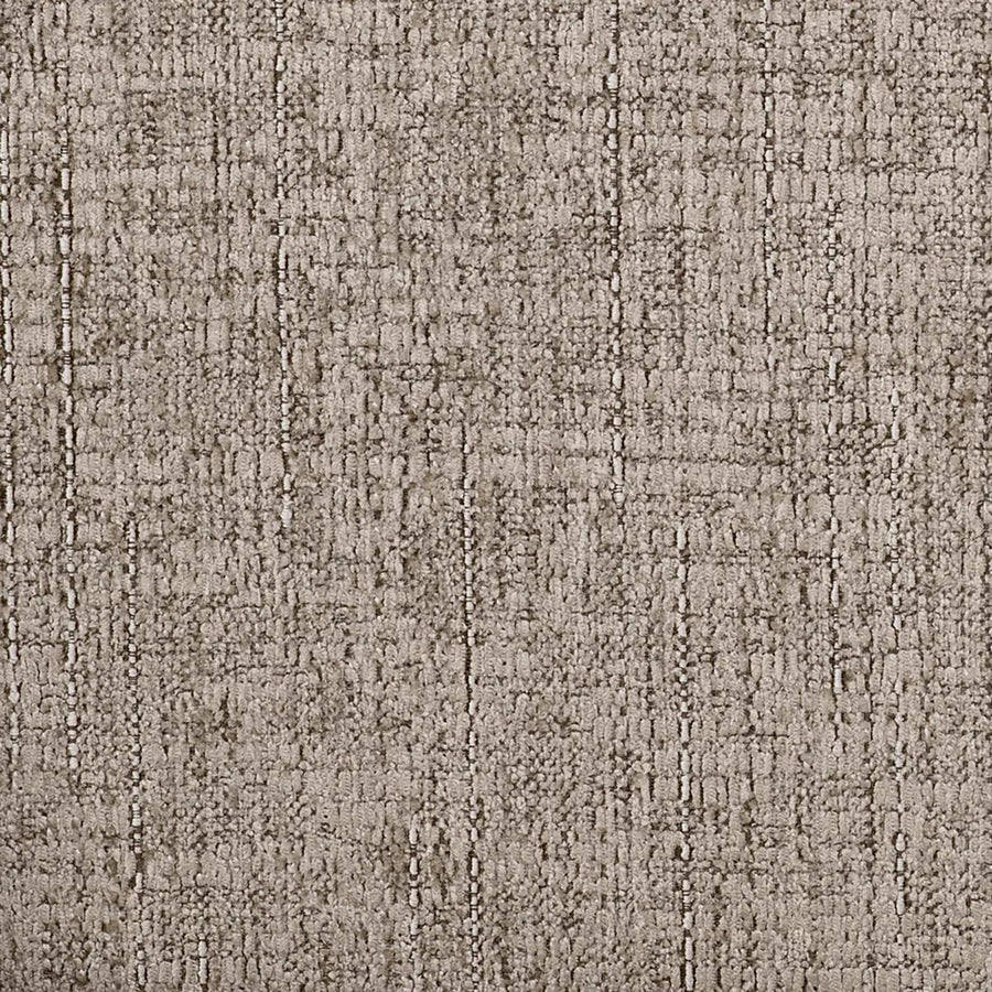 Taupe színű, hunt zsenília szövettel kárpitozott exkluzív fotel .