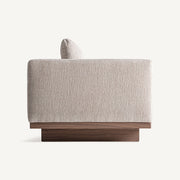 METTI moduláris kanapé oldalról, texturált kárpittal