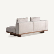 METTI japandi stílusú kanapé hátsó nézetből