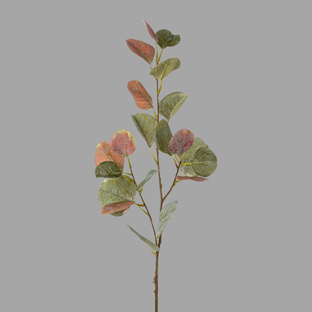 Lilászöld színárnyalatú eukaliptusz ág műnövény.