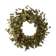Mű eukaliptusz koszorú Ø 60 cm fáradt zöld "Eucalyptus"