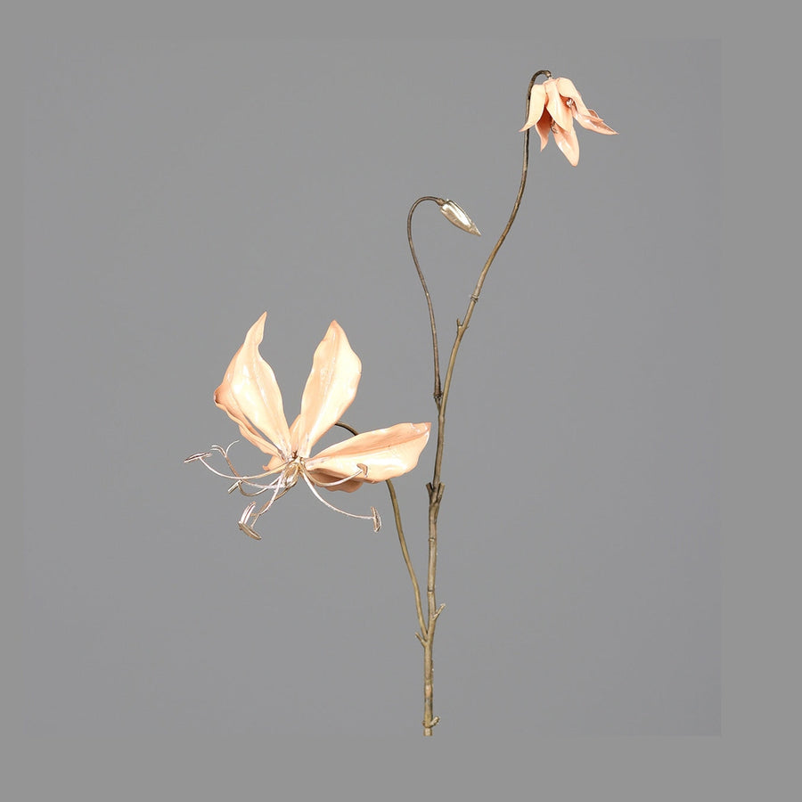 Fényes lazacszínű koronásliliom művirág .