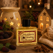 Mulberry Meadow illóolaj párologtató mellett meghitt téli enteriőrben