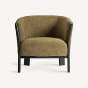 NARA földszínű design fotel