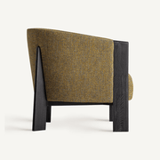 NARA földszínű design fotel