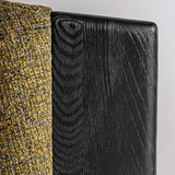 NARA földszínű design fotel