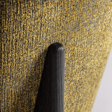 NARA földszínű design fotel