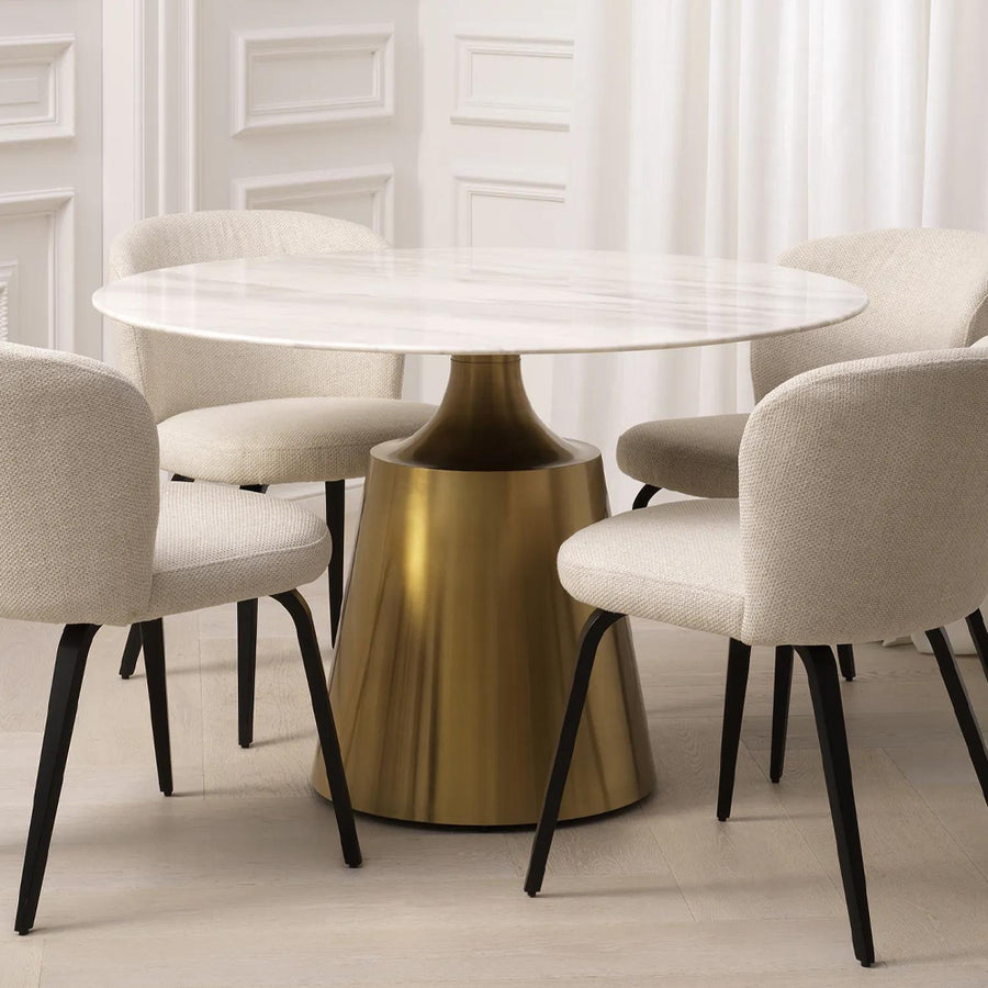 NATHAN kerek design étkezőasztal ø 120 cm