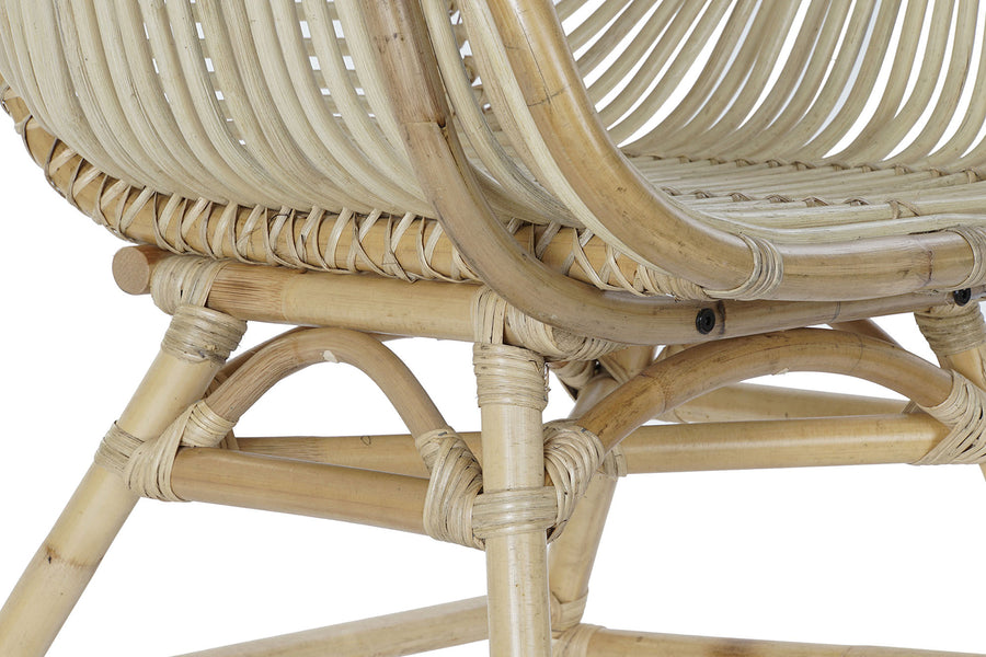 LEORA natúr rattan szék