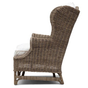 Nicolas rattan szárnyas fotel oldalnézet