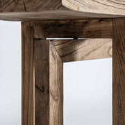 Norvik konzolasztal – lábszerkezet részlet közelről