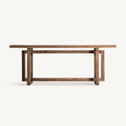 Norvik natúr szilfa konzolasztal 200 cm stúdiófotó