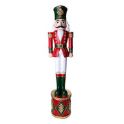 NUTCRACKER nagy diótörő figura dob talapzaton 122 cm
