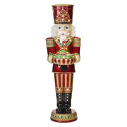 Goodwill NUTCRACKER óriás kültéri zenélő LED-es mozgó diótörő figura 147 cm