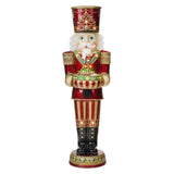 Goodwill NUTCRACKER óriás kültéri zenélő LED-es mozgó diótörő figura 147 cm