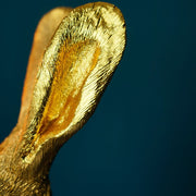 Kortárs, glamour stílusú, nyuszi figurás dizájn asztali lámpa.