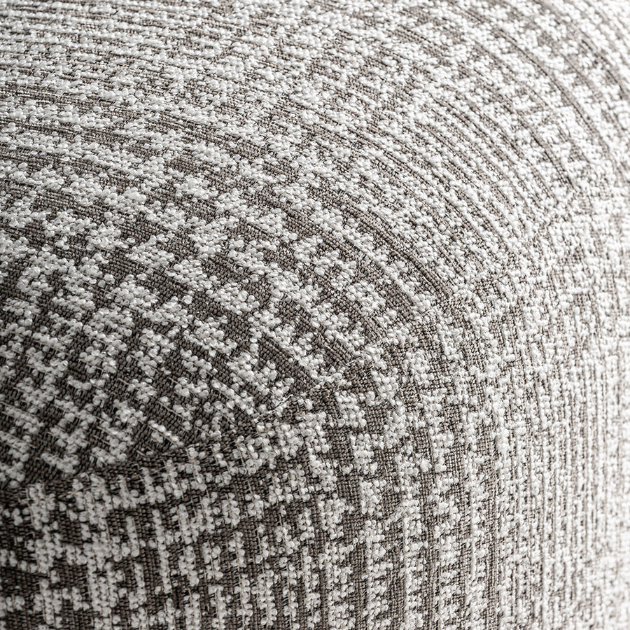 Szürke mintás kárpit részlet – Oderzo fotel