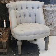 OLD FRENCH ekrü tölgyfa fotel