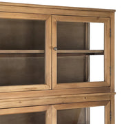 OLD FRENCH vitrines szekrény ajtó és polcrészlet