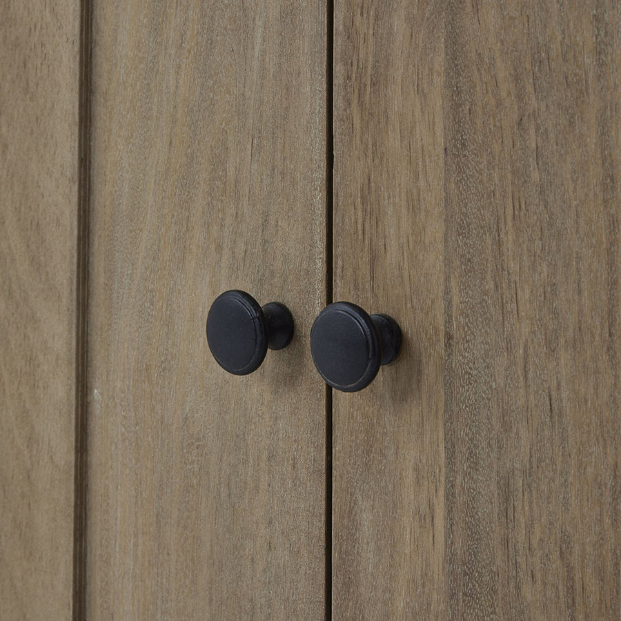 4 ajtós, tömörfa tálaló