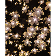 LED fényforrással kialakított, virágzó cseresznyefát idéző karácsonyi dekorációs fa.