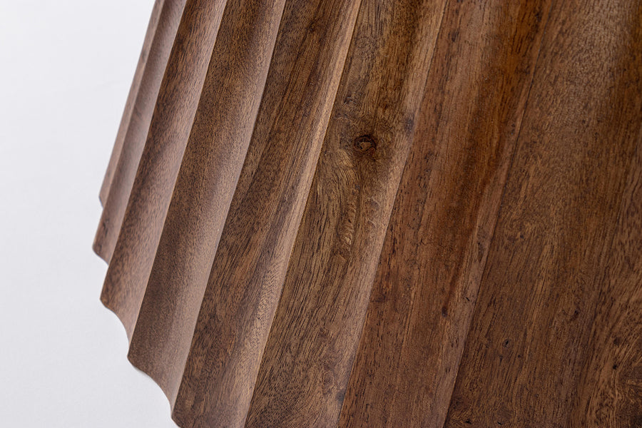 ORISSA barna mangófa étkezőasztal Ø 120 cm