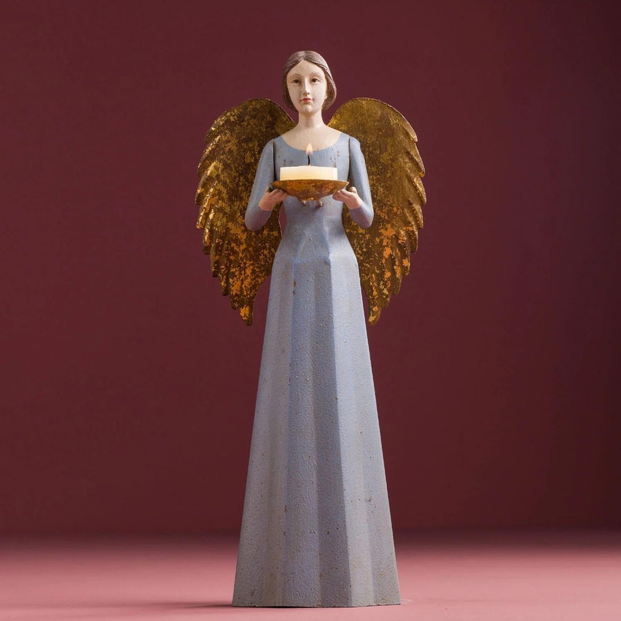 Orléans-i angyal figurás mécsestartó.