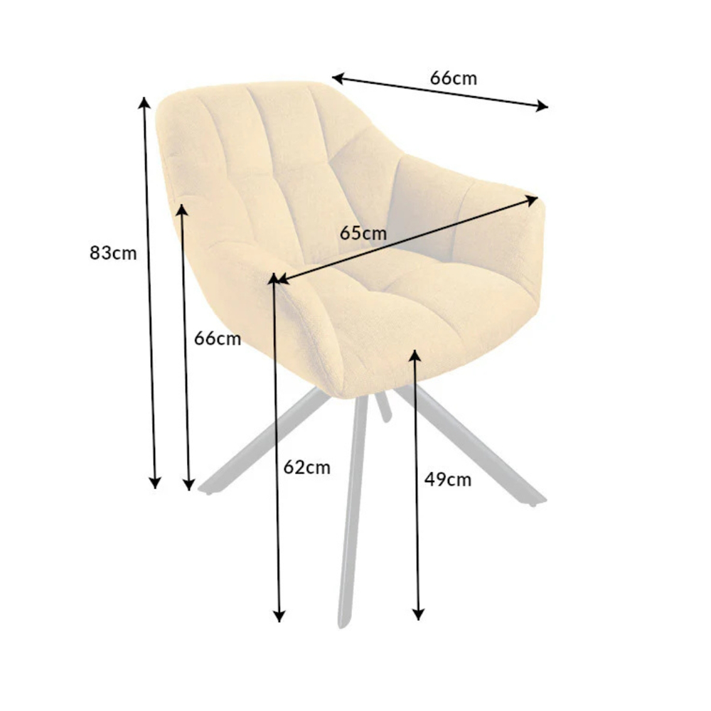 Mustársárga színű bársonnyal kárpitozott, 180 fokban forgatható,design szék.