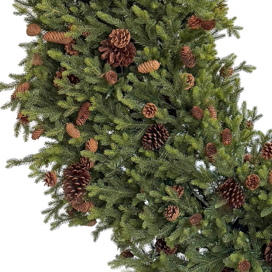 PINE óriás zöld mű fenyő koszorú Ø 250 cm