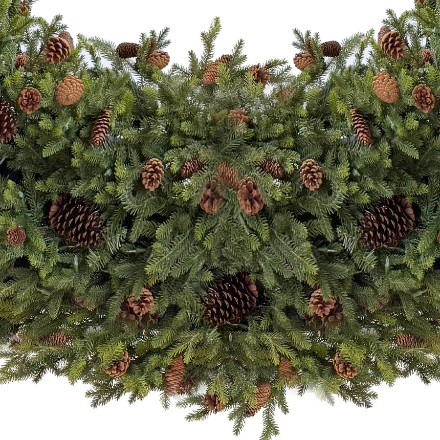 PINE óriás zöld mű fenyő koszorú Ø 250 cm