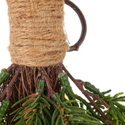 PINE zöld mű fenyő mix ajtódísz 81 cm