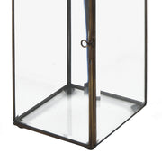 Vintage stílusú, bronzból készült, kézműves lámpás.