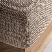 Kortárs teakfa napozóágy.