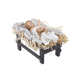 RELIGION jászolban fekvő kis Jézus figura 23 cm – Sacred kollekció