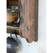 Rusztikus fa felület.