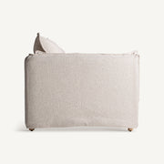 Törtfehér design szövet kanapé.