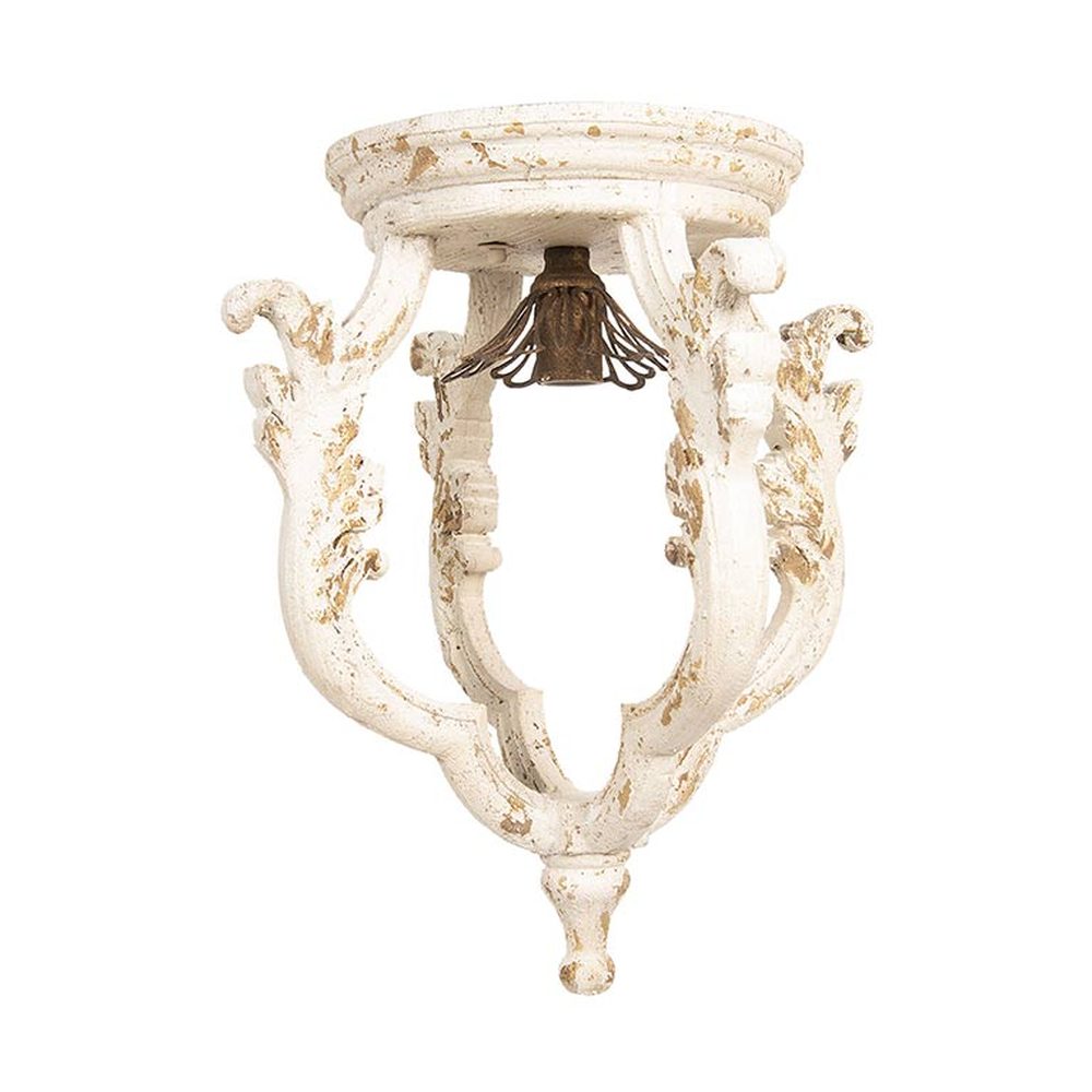 Klasszikus megjelenésű, rusztikus felületű, fa mennyezeti lámpa.