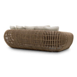 Siderno műrattan kanapé hátoldali részlet – fonott kialakítás