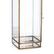 Vintage stílusú, alumíniumból készült, rézszínű kézműves lámpás.