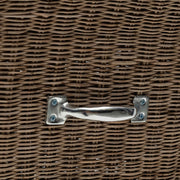 rattan étkezőszék fém fogantyú részlet