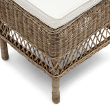 rattan étkezőszék fonott szerkezet közelről