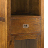 Fiókos tárolórész bronz fogantyúval mindifa kivitelben