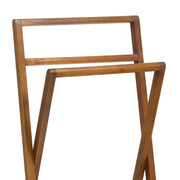 STAR törölközőtartó felső rúd részlet természetes fa erezettel