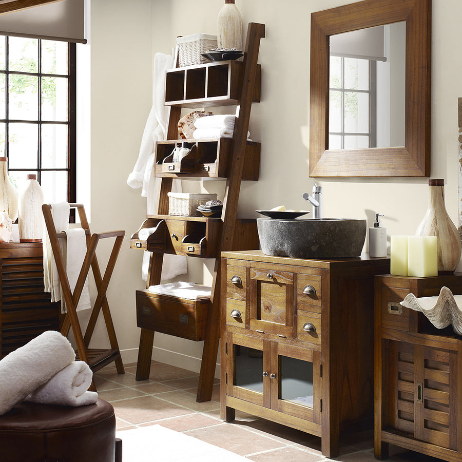 STAR fürdőszobai bútorcsalád enteriőr hangulatkép törölközőtartóval