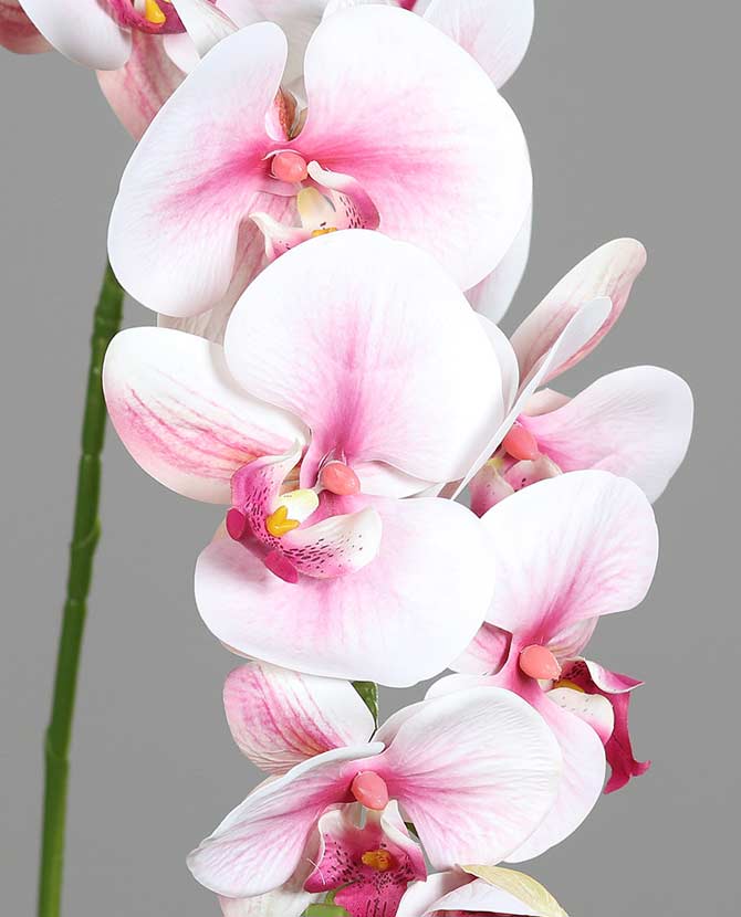 Szálas mű orchidea 96 cm halvány pink Real Touch "Orchid"