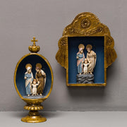 A Szent Családot ábrázoló dioráma.