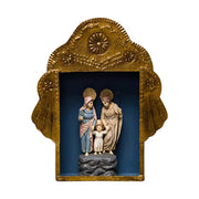 A Szent Családot ábrázoló dioráma.